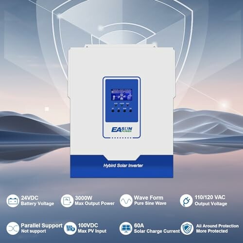 Easun hybrid solar inverter with specifications