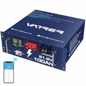 Vatrer Power 51.2V 100Ah LiFePO4 Battery