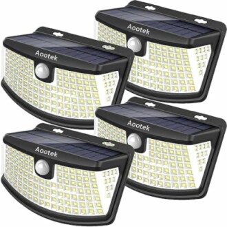 Aootek Solar Motion Sensor Lights