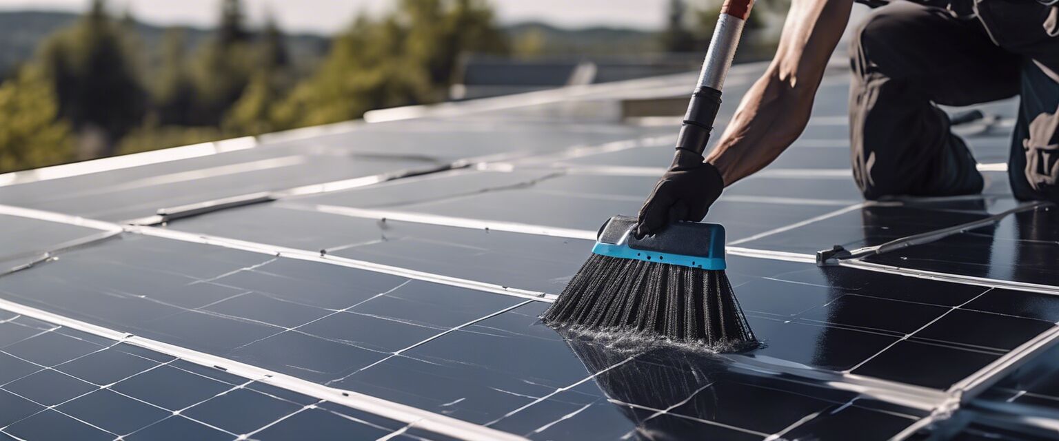 Cleaning solar panels