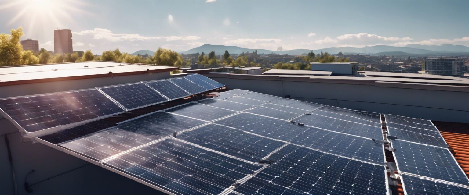 Solar panel setup